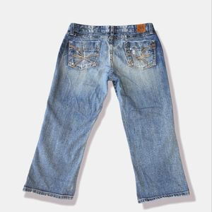 BKE denim Capri womens 30